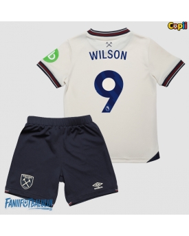 West Ham United Callum Wilson #9 Echipament de Fotbal Replică 2025-26 Copii Deplasare (+ Șorturi)